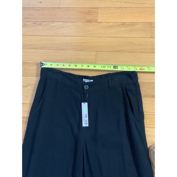 NIC + ZOE 31" RUMBA LINEN WIDE LEG TROUSER NWT SIZE 10 - Picture 7 of 10